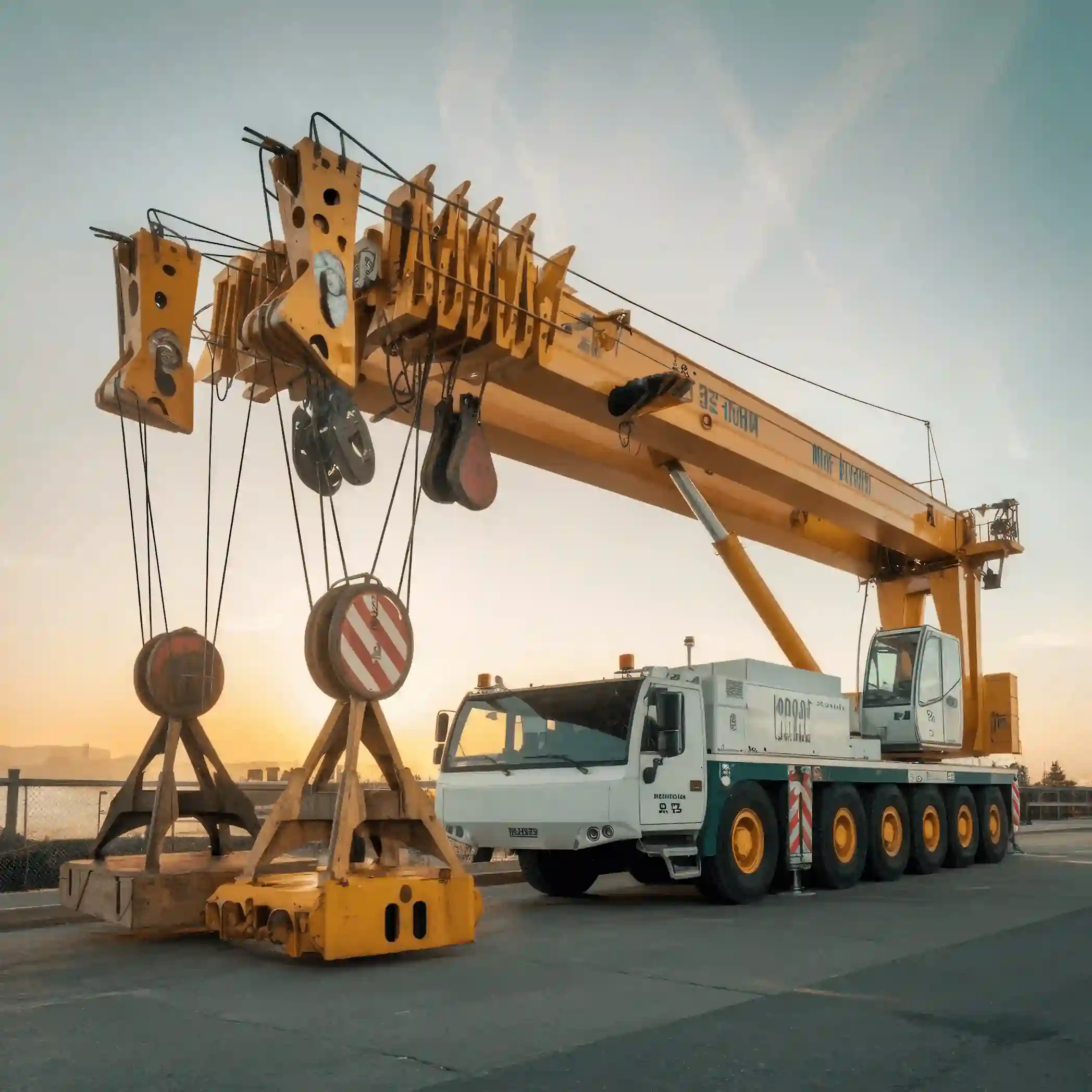 Heavy duty mobile crane truck for large vehicle recovery and towing service in Cochrane Calgary.