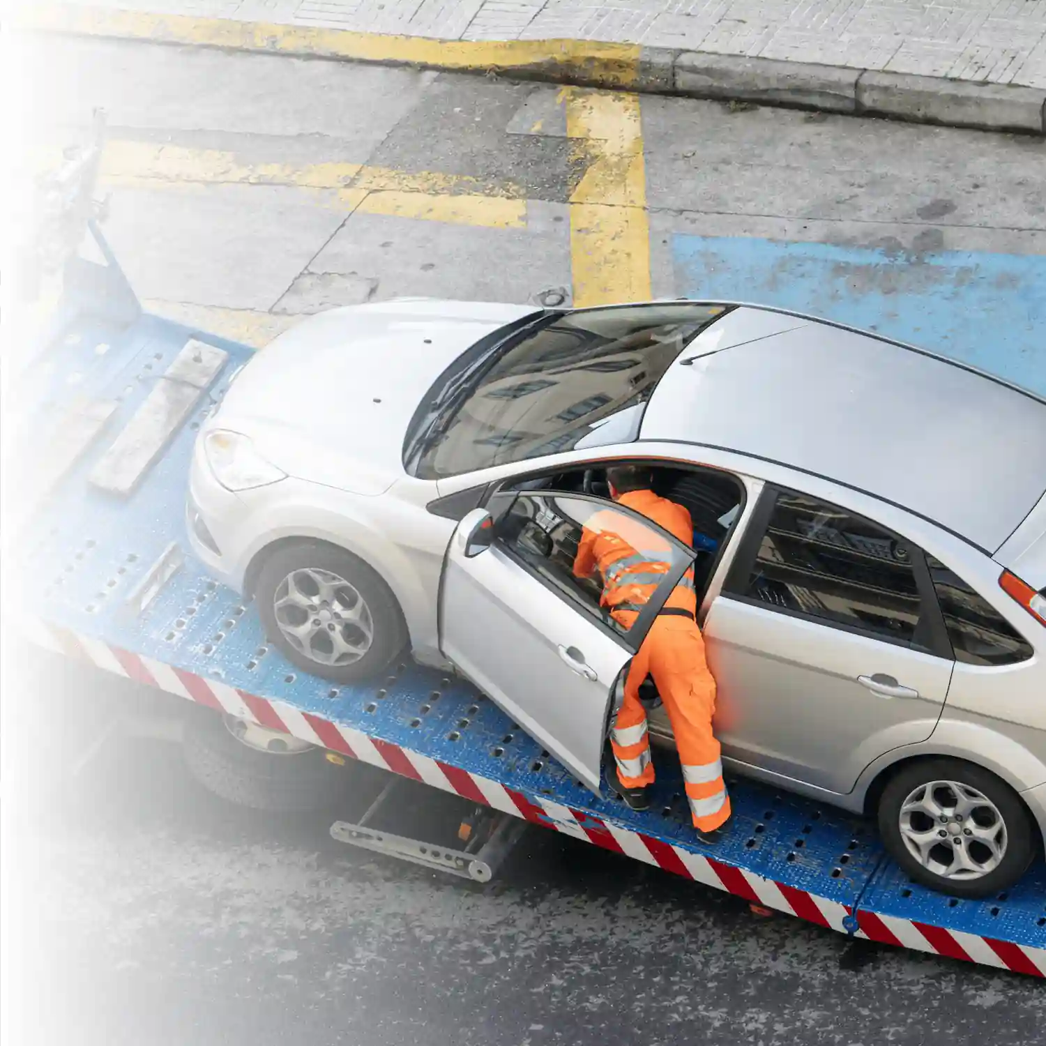 Tow Truck Calgary flat tire roadside service in Okotoks AB