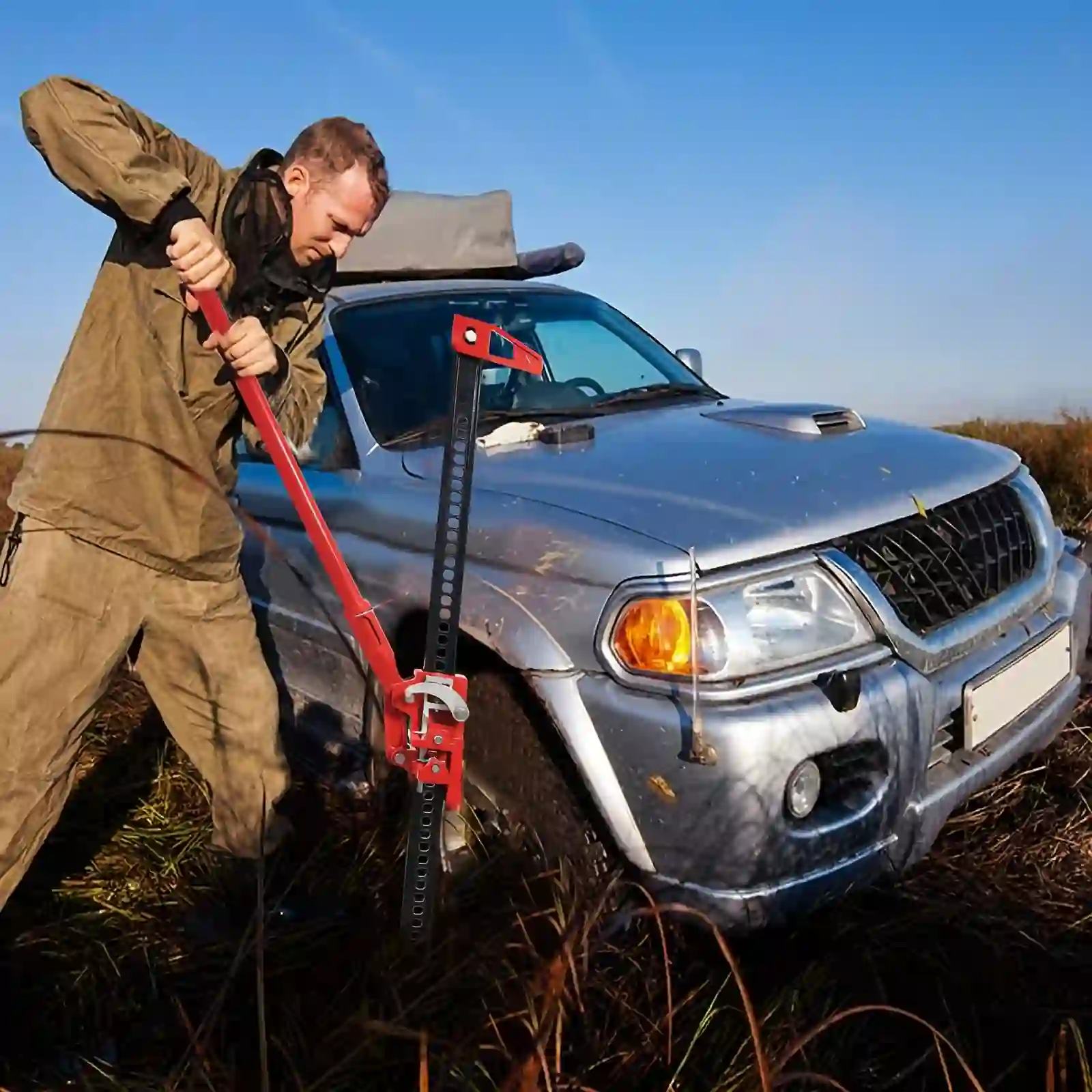 Tow Truck Calgary SUV winch out recovery service for vehicle stuck off road